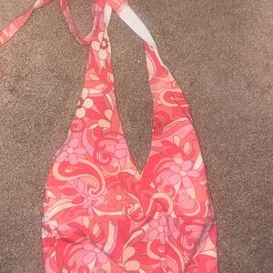 Floral Halter  Top